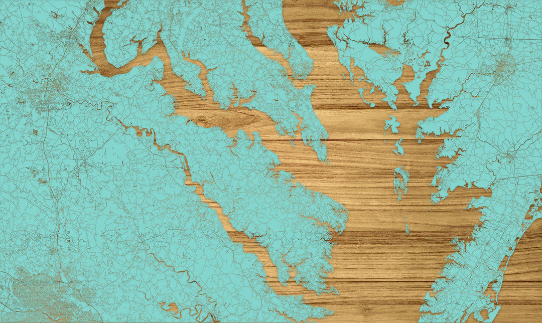 FP1536 - Ches Middle, MD Engraved Map (Standard)