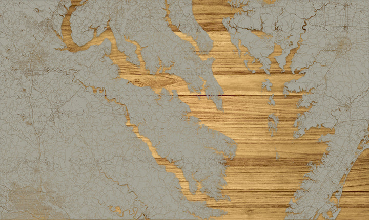 FP1536 - Ches Middle, MD Engraved Map (Standard)