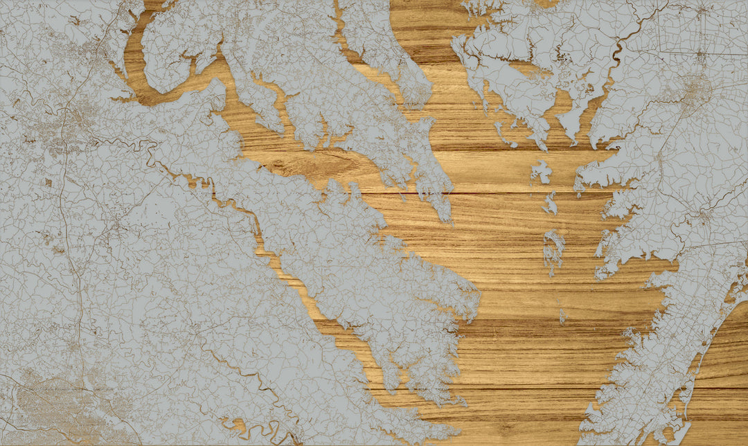 FP1536 - Ches Middle, MD Engraved Map (Standard)