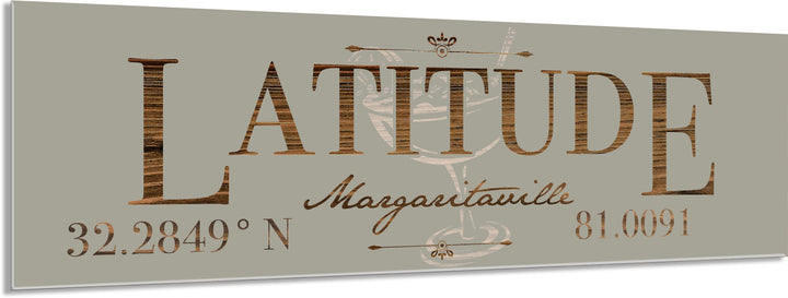 FP0611 - Margaritaville, SC Engraved Stick (Standard)