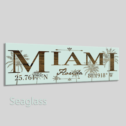 FP0383 - Miami, FL Engraved Stick (Bronze)