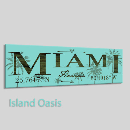 FP0383 - Miami, FL Engraved Stick (Bronze)