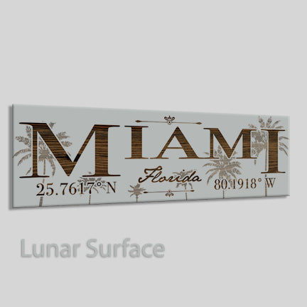 FP0383 - Miami, FL Engraved Stick (Bronze)