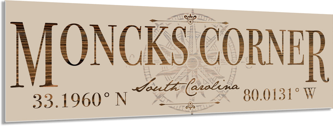 FP1332 - Moncks Corner, SC Engraved Stick (Standard)