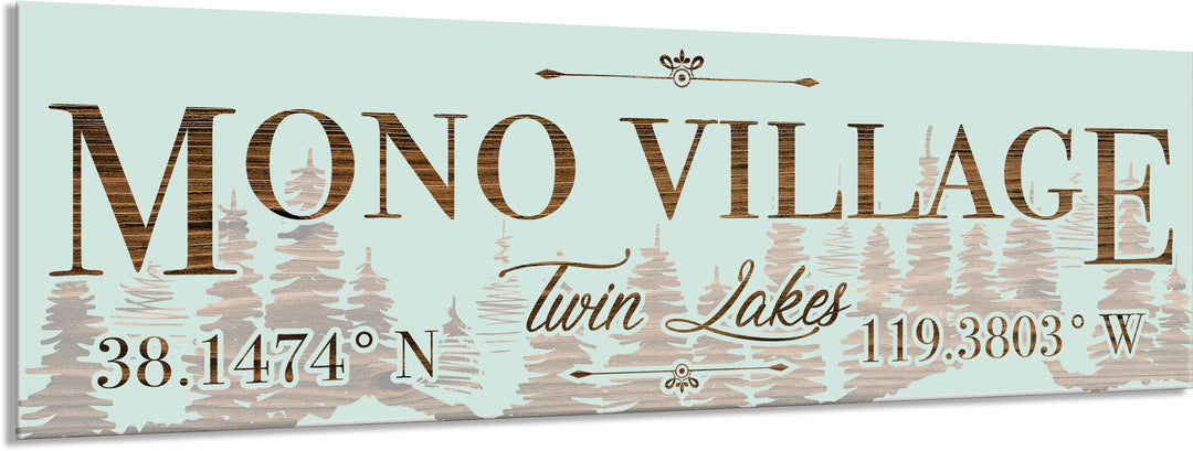 FP0093 - Mono Village Twin Lakes, CA Engraved Stick (Standard)