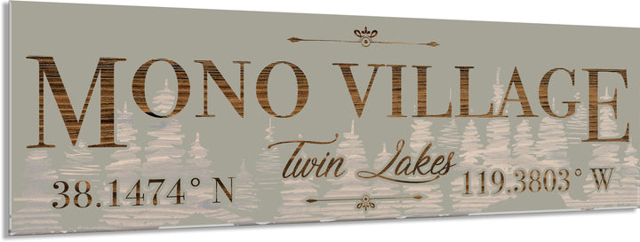 FP0093 - Mono Village Twin Lakes, CA Engraved Stick (Standard)