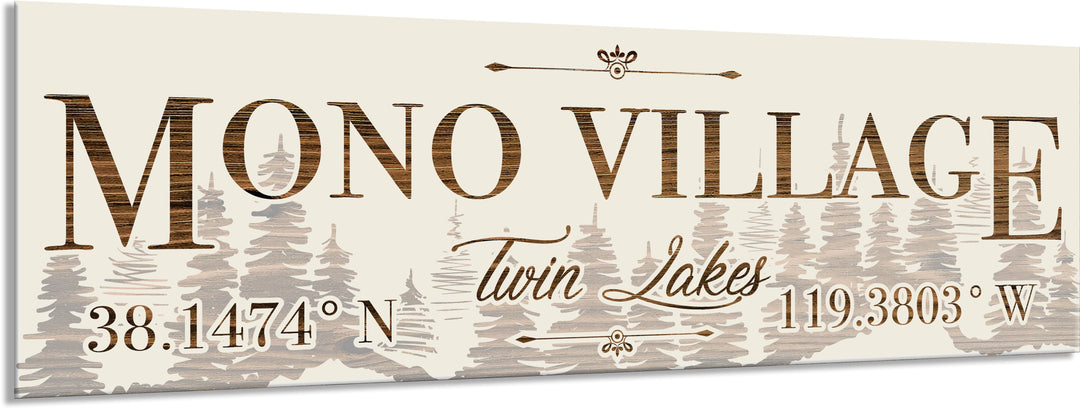 FP0093 - Mono Village Twin Lakes, CA Engraved Stick (Standard)