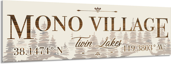 FP0093 - Mono Village Twin Lakes, CA Engraved Stick (Standard)