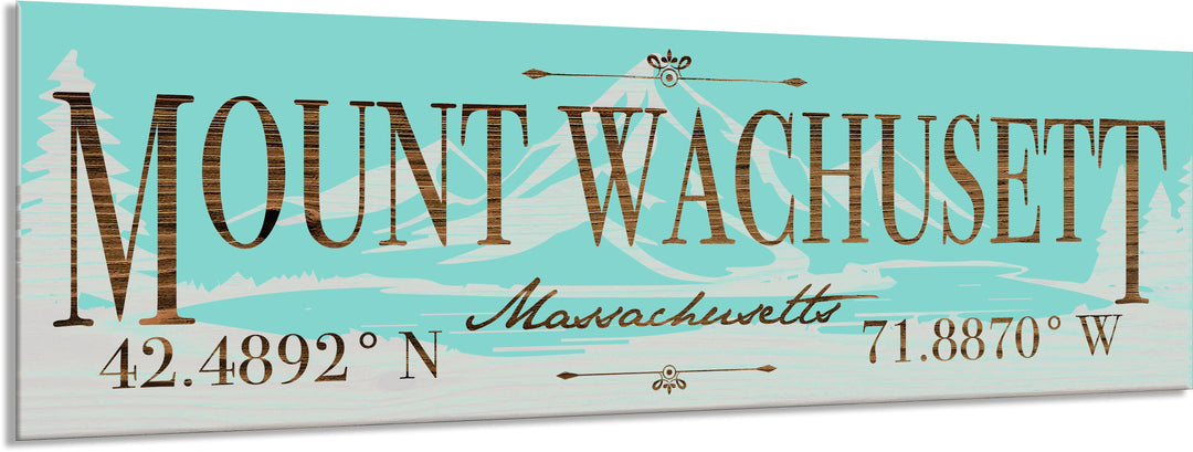 FP1039 - Mt Wachusett, MA Engraved Stick (Standard)