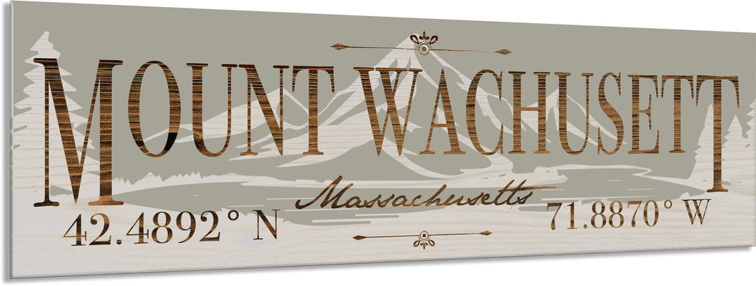 FP1039 - Mt Wachusett, MA Engraved Stick (Standard)