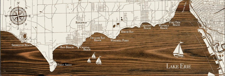 FP0875 - Horizontal Shoreline Engraved Panoramic (Standard)
