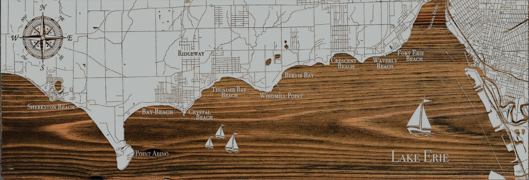 FP0875 - Horizontal Shoreline Engraved Panoramic (Standard)