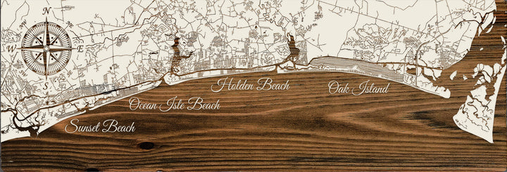 FP0264 - Southern NC Coast Engraved Pano (Silver)