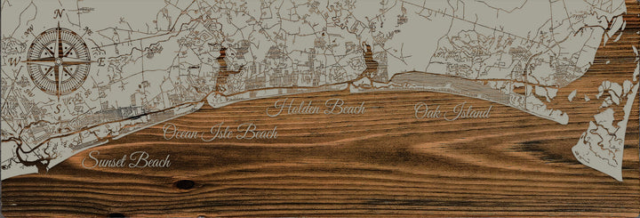 FP0264 - Southern NC Coast Engraved Pano (Silver)