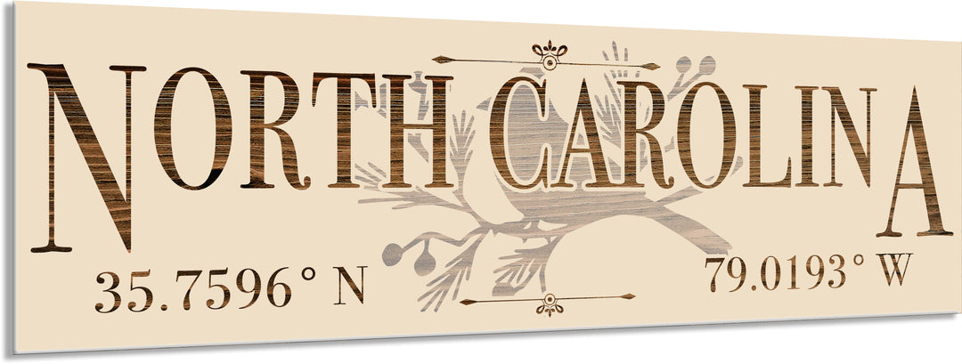 FP0849 - North Carolina, NC Engraved Stick (Standard)