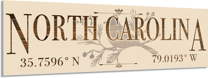 FP0849 - North Carolina, NC Engraved Stick (Standard)