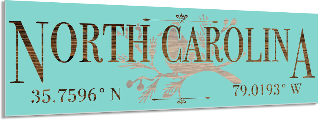 FP0849 - North Carolina, NC Engraved Stick (Standard)