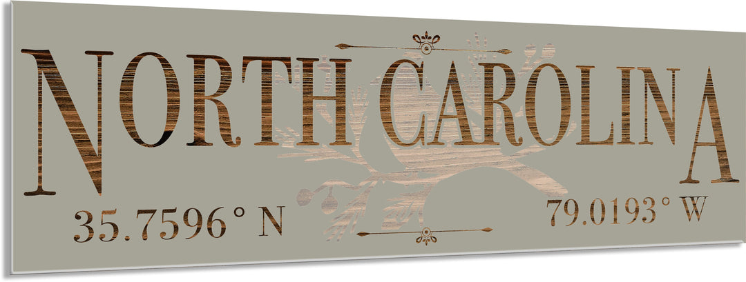 FP0849 - North Carolina, NC Engraved Stick (Standard)