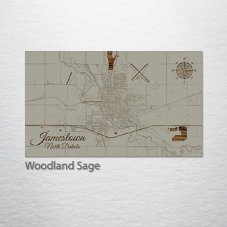Jamestown, North Dakota Street Map