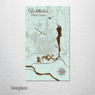 Williston, North Dakota Street Map
