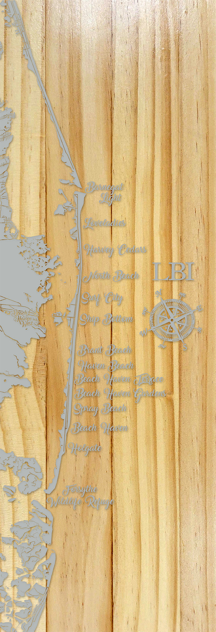 FP0400 - Jersey Shore/LBI Trail Engraved Panoramic (Standard)