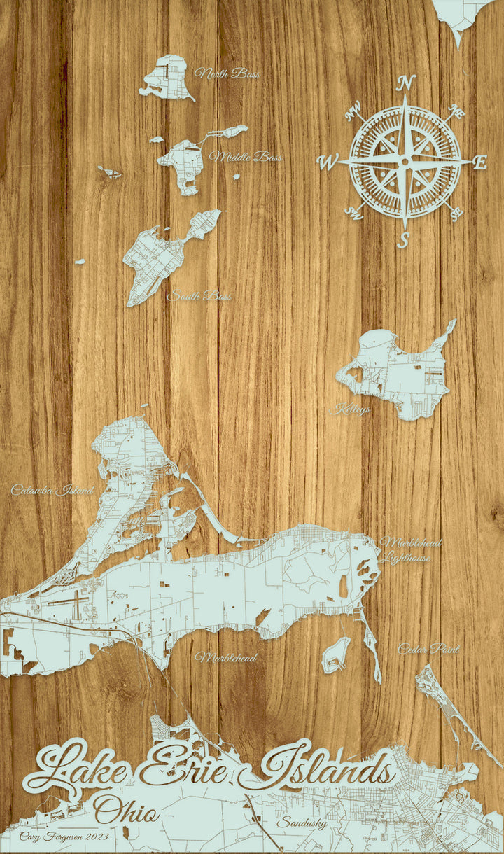 FP0523 - Ferguson Gallery, OH Engraved Map (Standard)