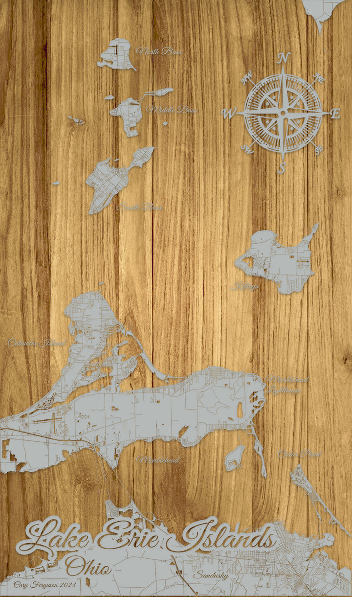 FP0523 - Ferguson Gallery, OH Engraved Map (Standard)