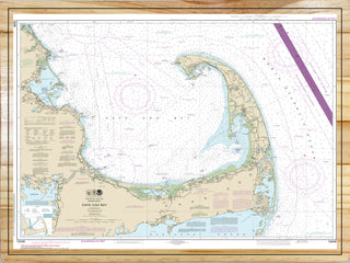 Cape Cod Bay Nautical Map (NOAA)