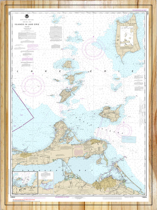 Islands in Lake Erie, Put in Bay Nautical Map (NOAA)