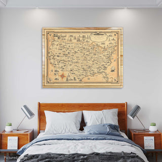 United States of America by Ernest Dudley Chase Printed Patent (Standard)