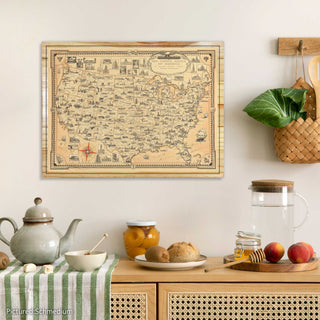 United States of America by Ernest Dudley Chase Printed Patent (Standard)