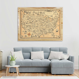 United States of America by Ernest Dudley Chase Printed Patent (Standard)