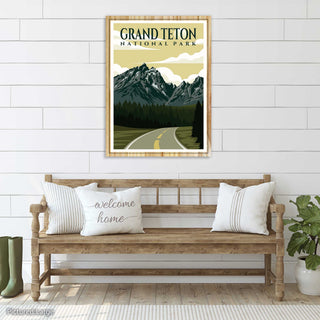 Grand Teton National Park Travel Poster
