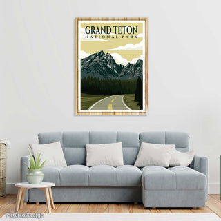 Grand Teton National Park Travel Poster