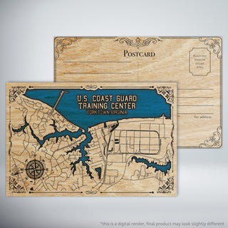 FP1833 - U.S CGTC Yorktown, VA Printed Postcard (Silver)