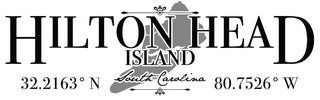 Hilton Head Island, SC Printed Stick