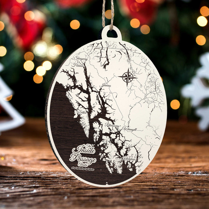 FP0706 - Inside Passage, AK Engraved Ornament (Bronze)