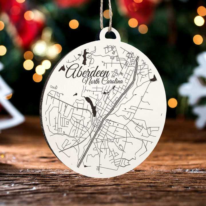 FP1449 - Aberdeen, NC Engraved Ornament (Standard)