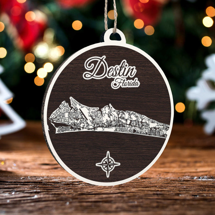 FP0772 - Destin, FL Engraved Ornament (Standard)
