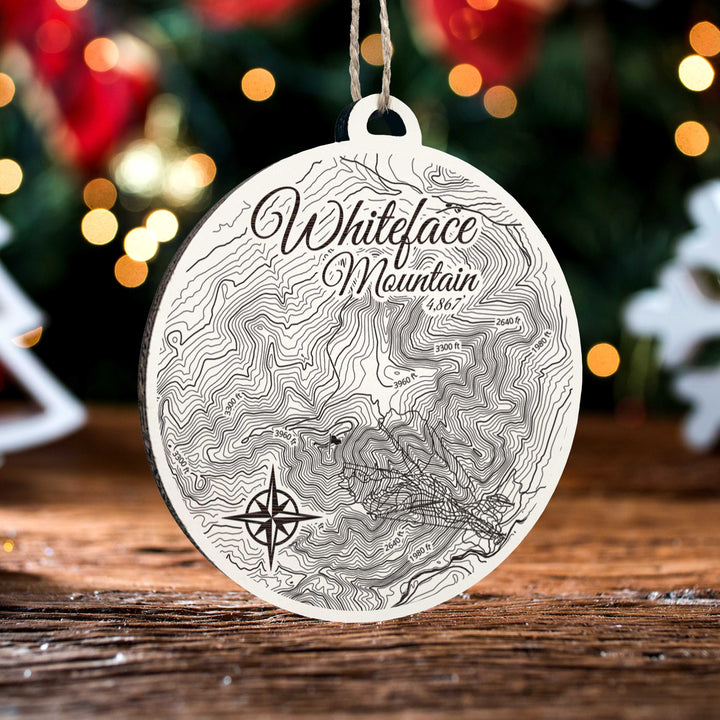 FP1112 - Whiteface Mtn, NY Engraved Ornament (Silver)