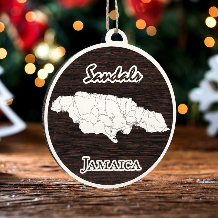 FP0699 - Sandals Jamaica Engraved Ornament (Bronze)