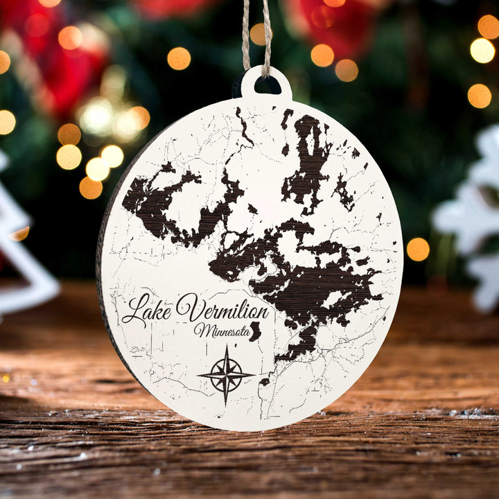 FP0932 -Lake Vermilion, MN Engraved Ornament (Standard)