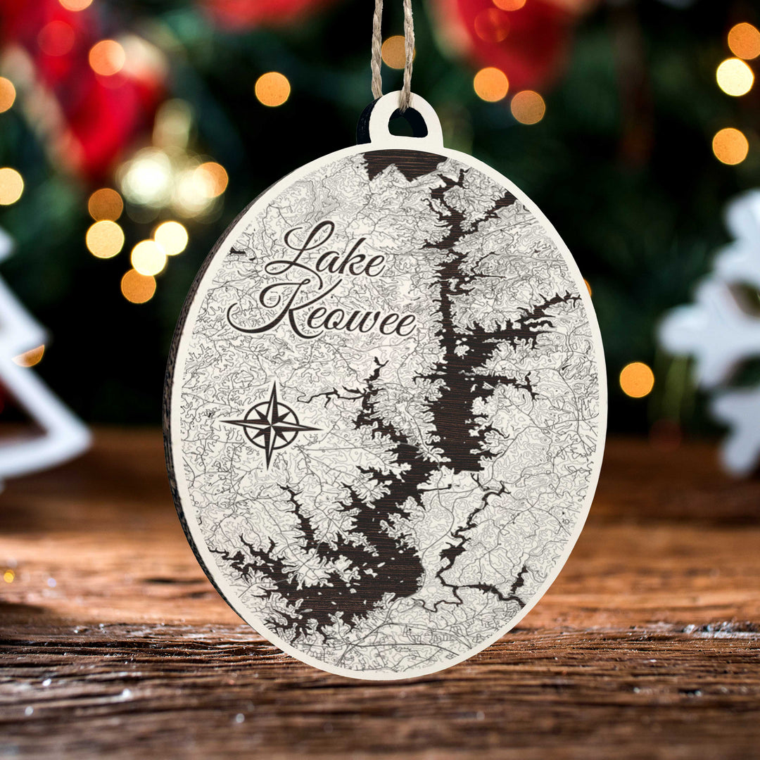 FP1023 - Lake Keowee, SC Engraved Ornament (Standard)