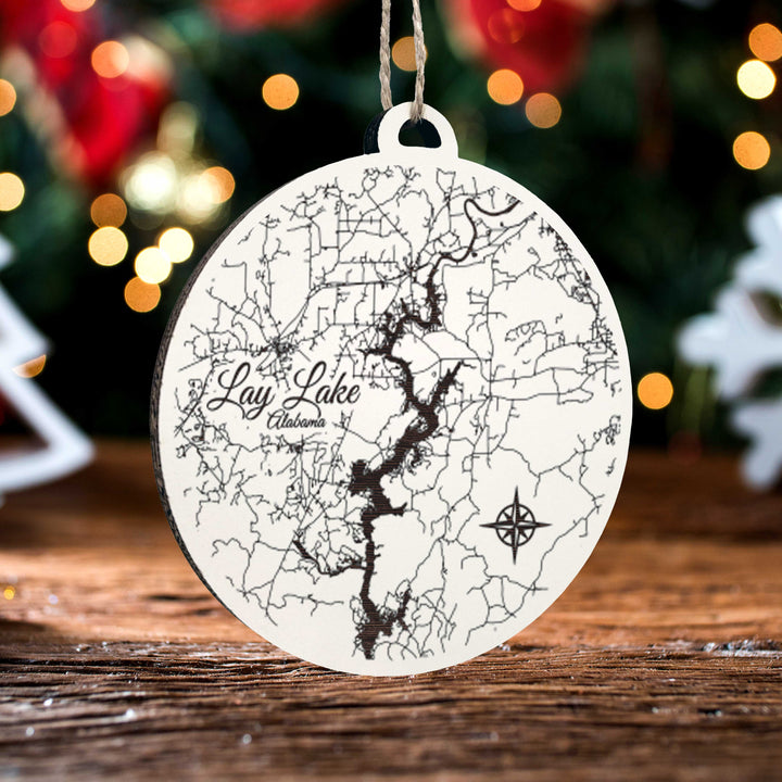 FP1533 - Lay Lake, AL Engraved Ornament (Standard)