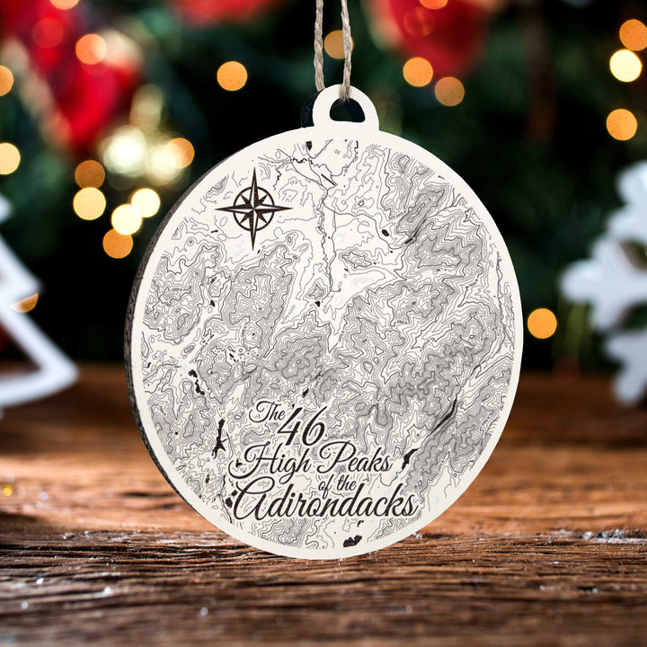 FP1112 - 46er's Adirondack Engraved Ornament (Silver)