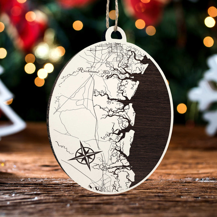 FP0488 - Richmond Hill, GA Engraved Ornament (Bronze)