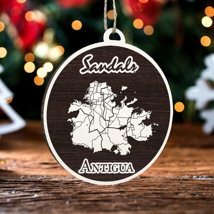 FP0699 - Sandals Antigua Engraved Ornament (Bronze)
