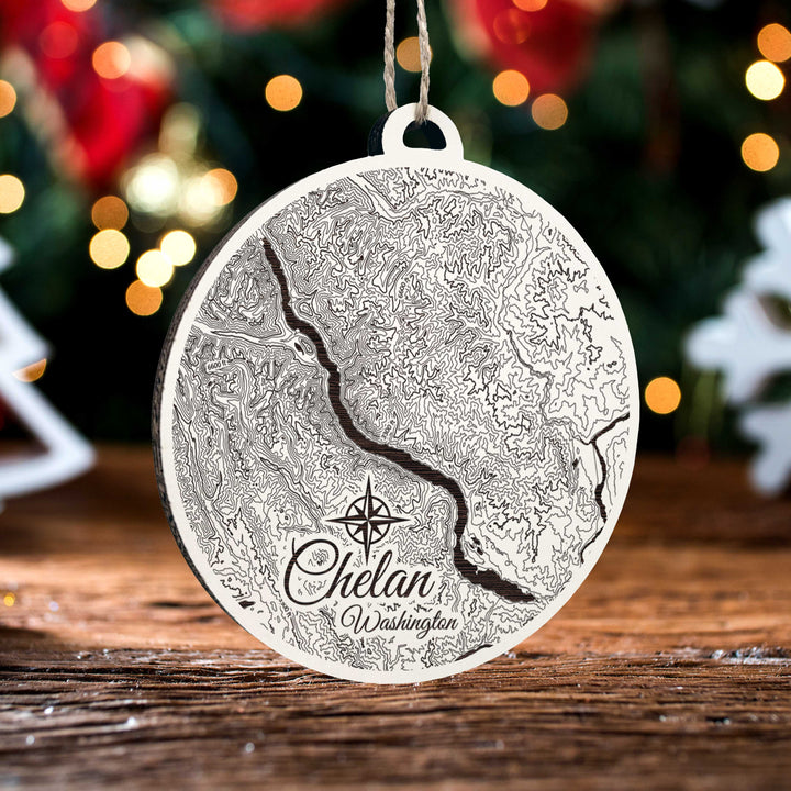FP0884 - Chelan, WA Engraved Ornament (Standard)