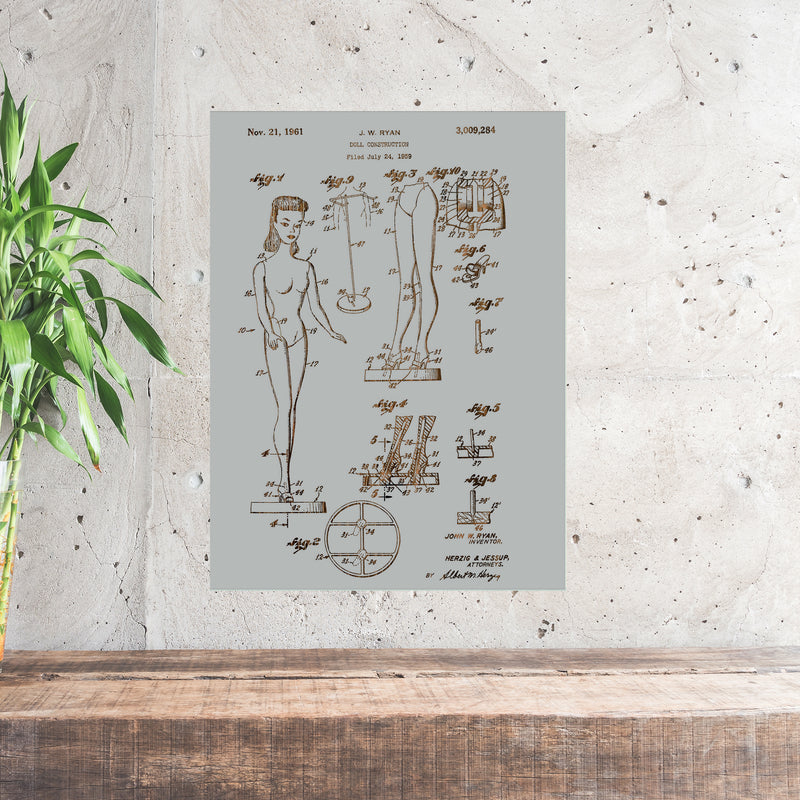 Barbie Doll Construction Fire & Pine