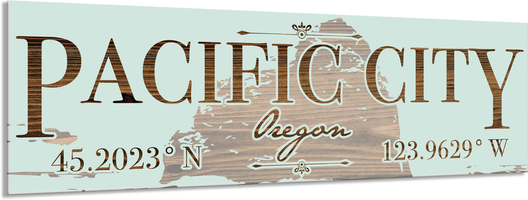 FP0879 - Pacific City, OR Engraved Stick (Standard)